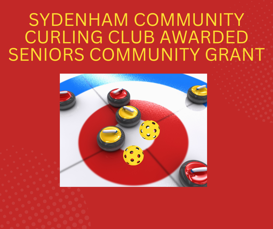 Sydenham Community curling club awared seniors community grant 1