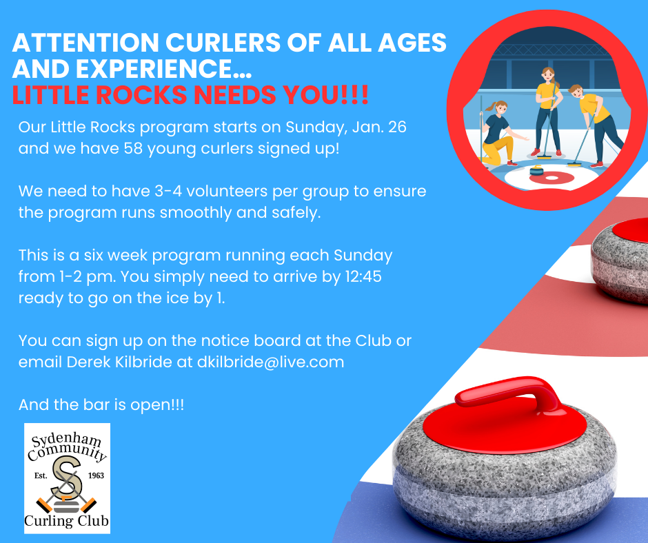 Copy of Attention Curlers of all ages and experience Little Rocks Needs You